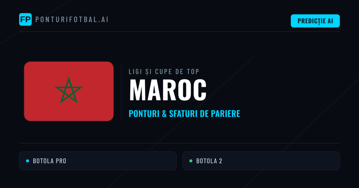 Maroc Ponturi și sfaturi de pariuri
