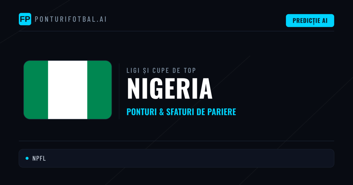 Nigeria Ponturi și sfaturi de pariuri