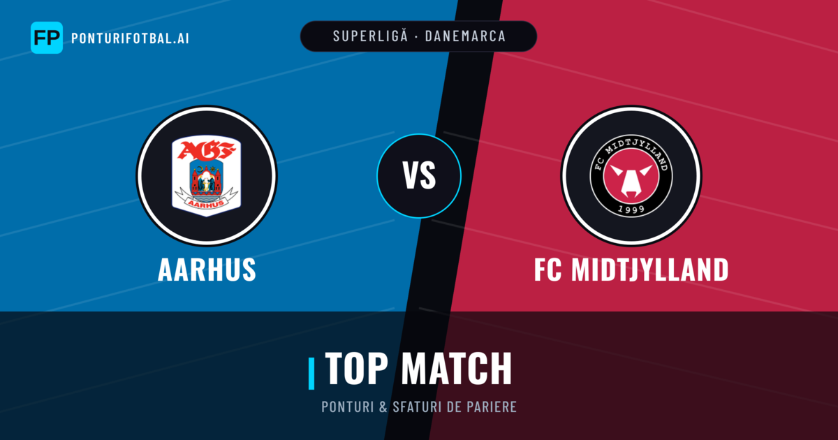 Aarhus vs FC Midtjylland Ponturi și statistici