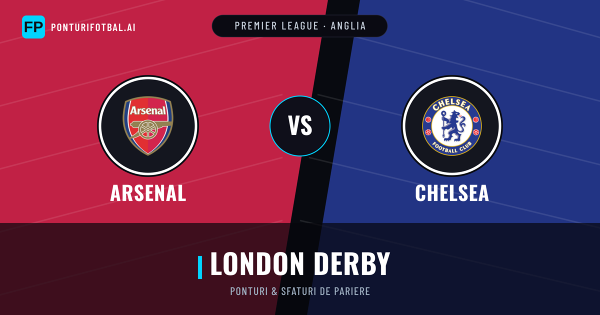 Arsenal vs Chelsea Ponturi și statistici
