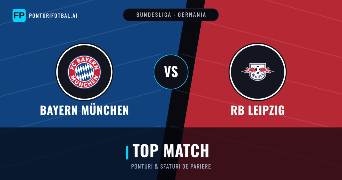 Bayern München vs RB Leipzig Ponturi și statistici