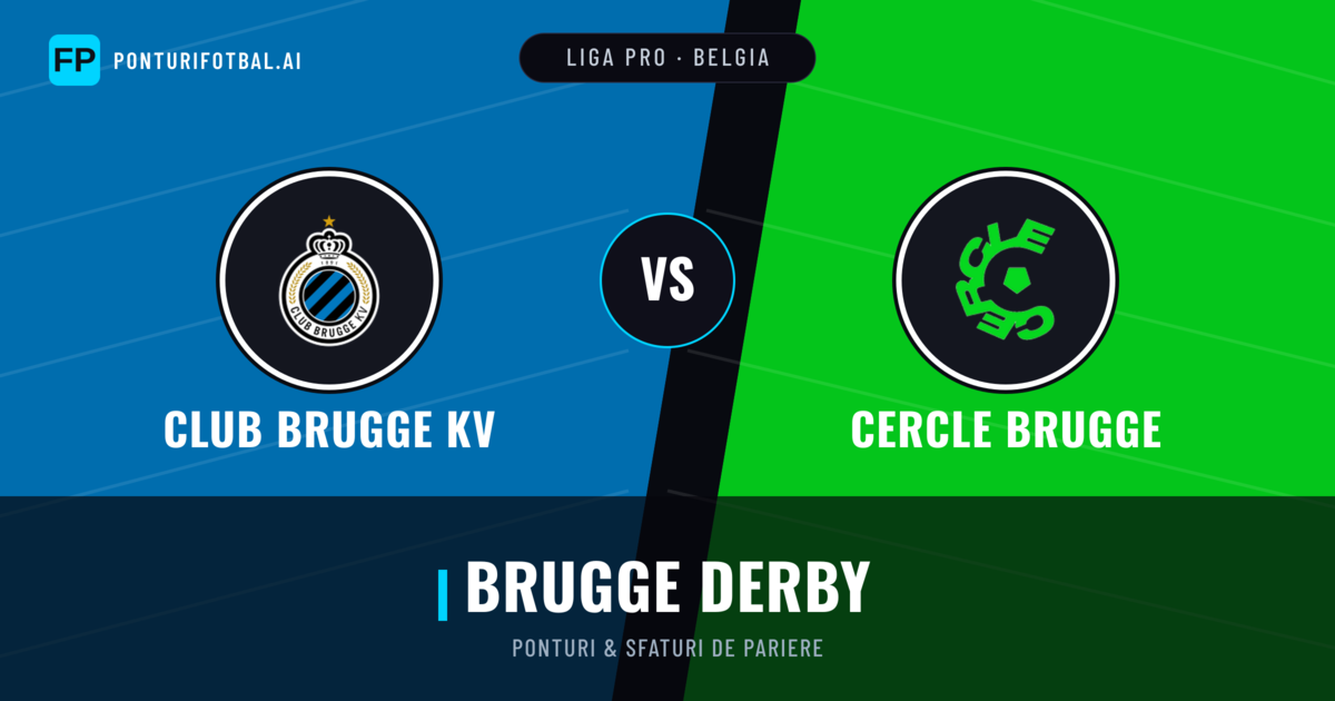 Club Brugge KV vs Cercle Brugge Ponturi și statistici
