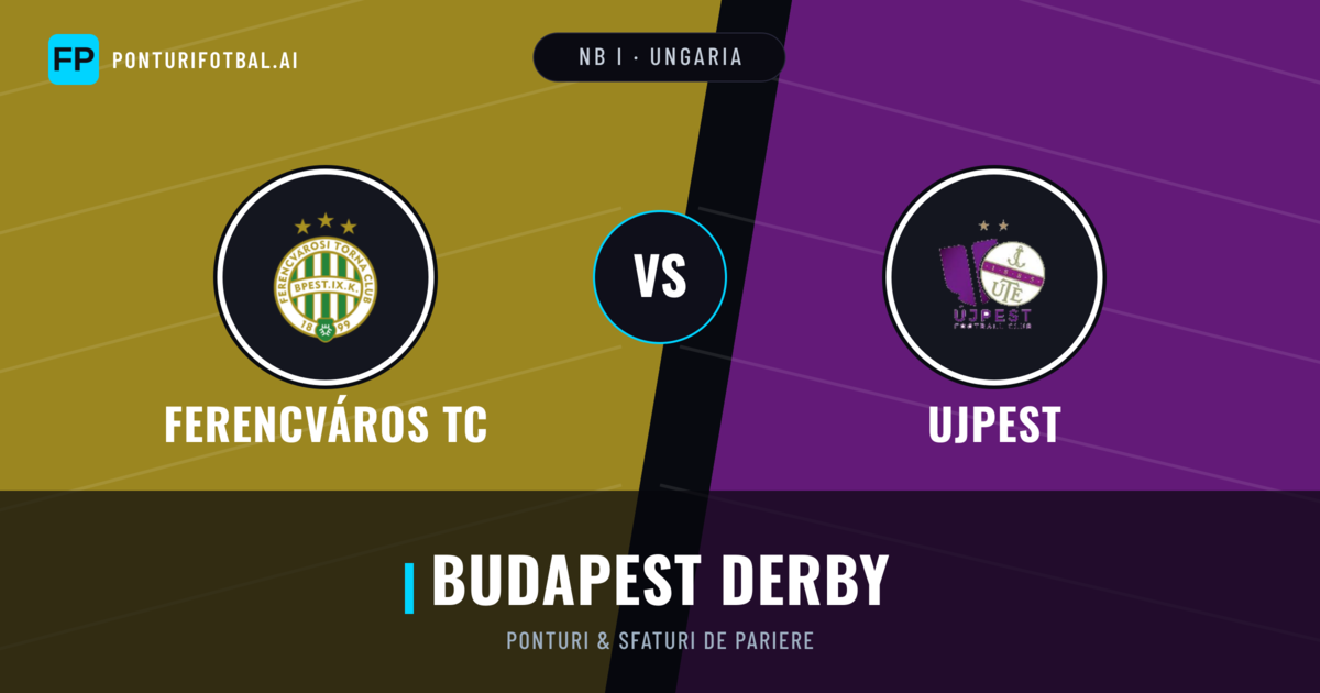 Ferencváros TC vs Ujpest Ponturi și statistici