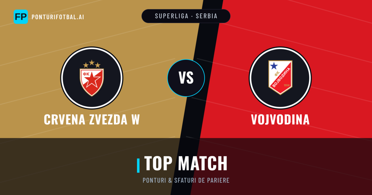 Crvena zvezda W vs Vojvodina Ponturi și statistici