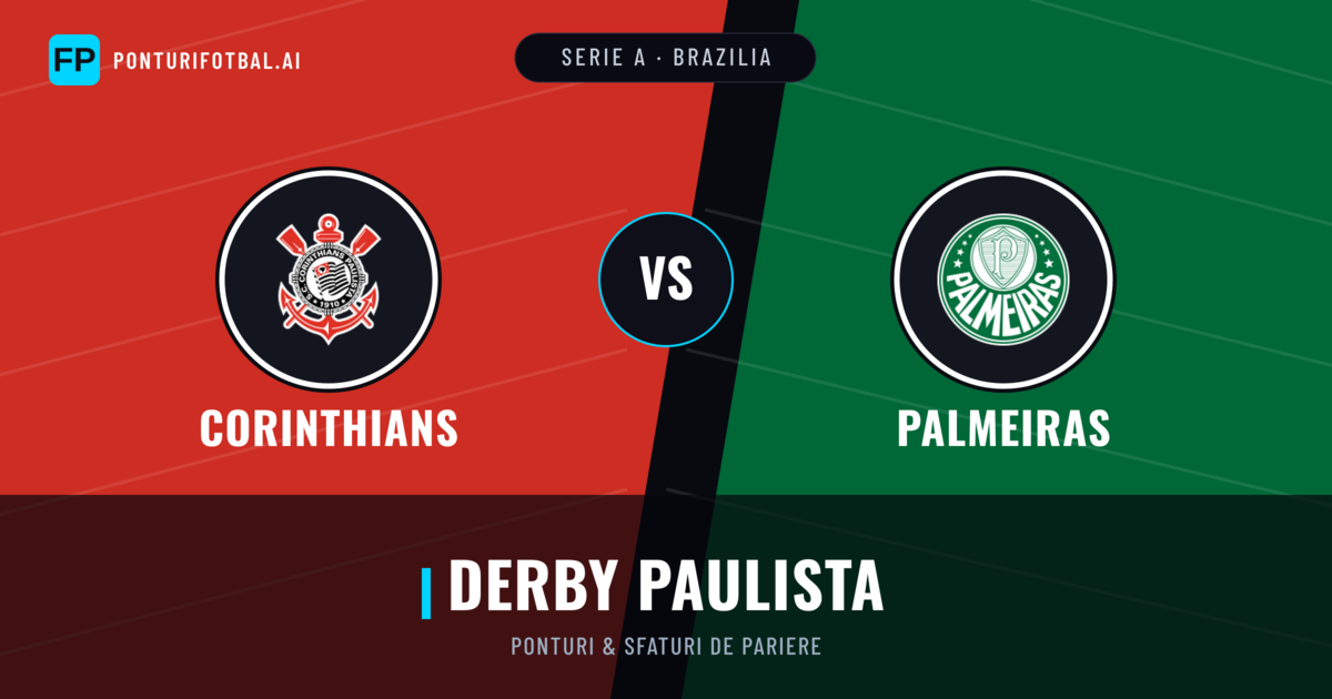 Corinthians vs Palmeiras Ponturi și statistici