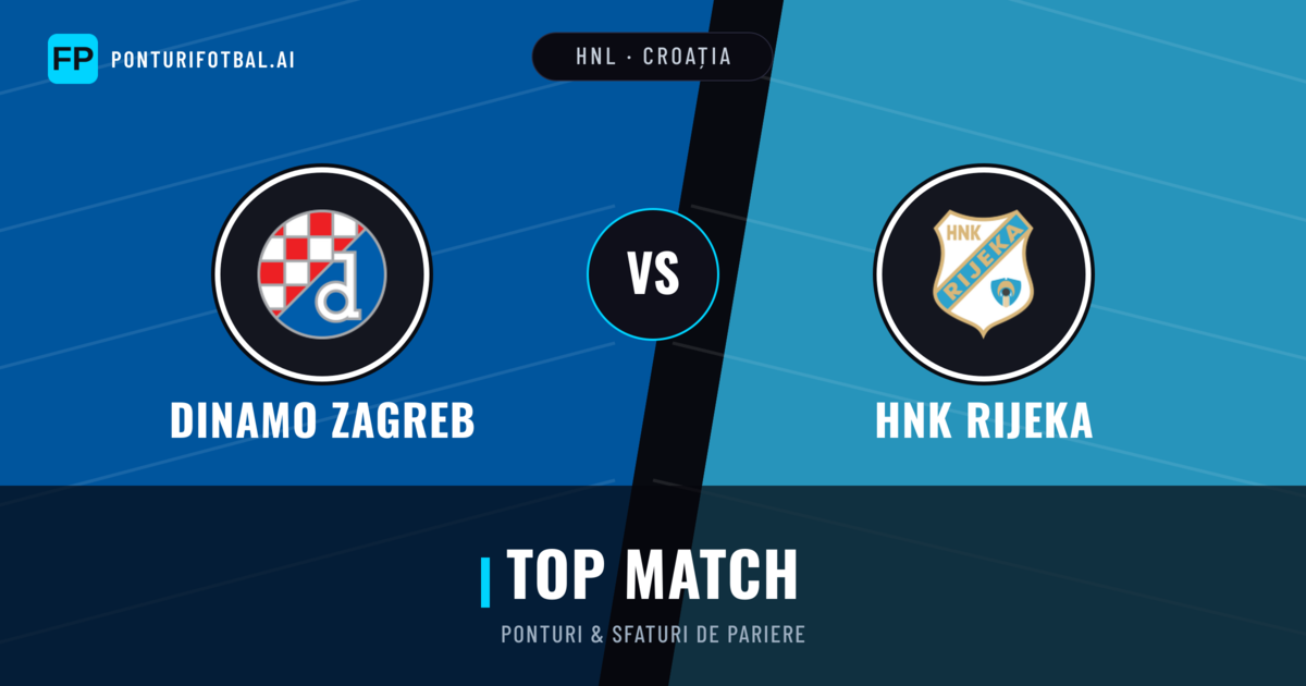 Dinamo Zagreb vs HNK Rijeka Ponturi și statistici