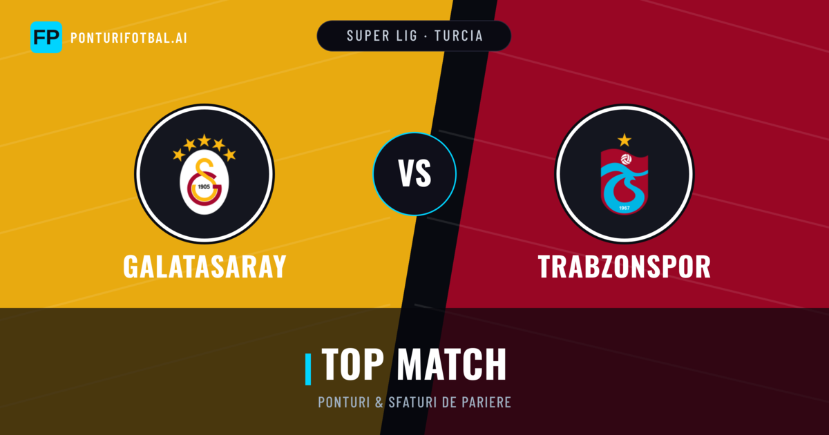 Galatasaray vs Trabzonspor Ponturi și statistici