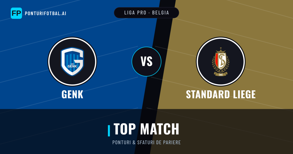 Genk vs Standard Liege Ponturi și statistici