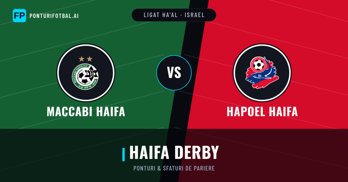 Maccabi Haifa vs Hapoel Haifa Ponturi și statistici