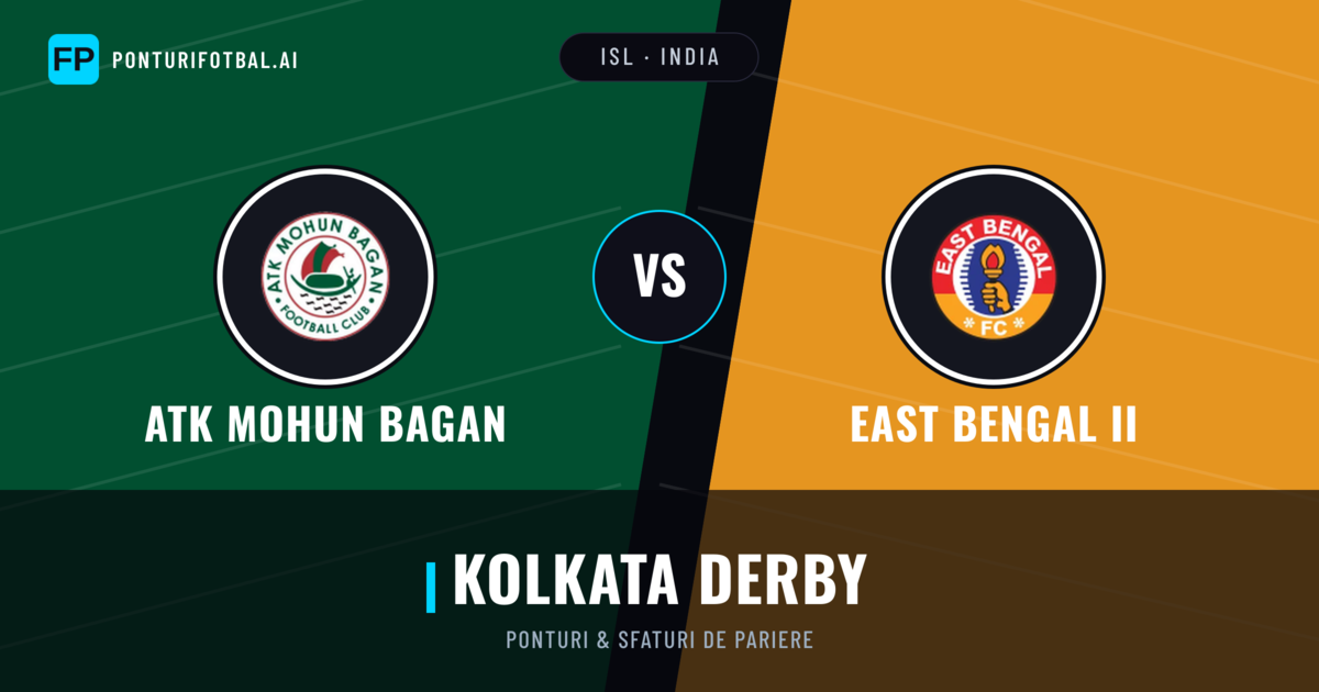 ATK Mohun Bagan vs East Bengal II Ponturi și statistici