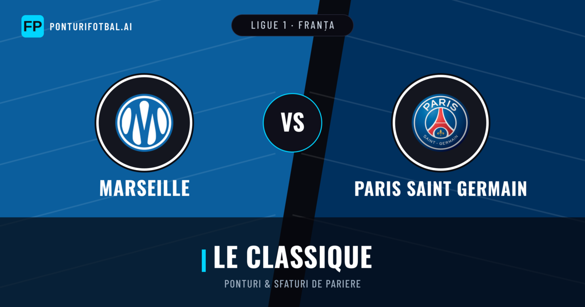 Marseille vs Paris Saint Germain Ponturi și statistici