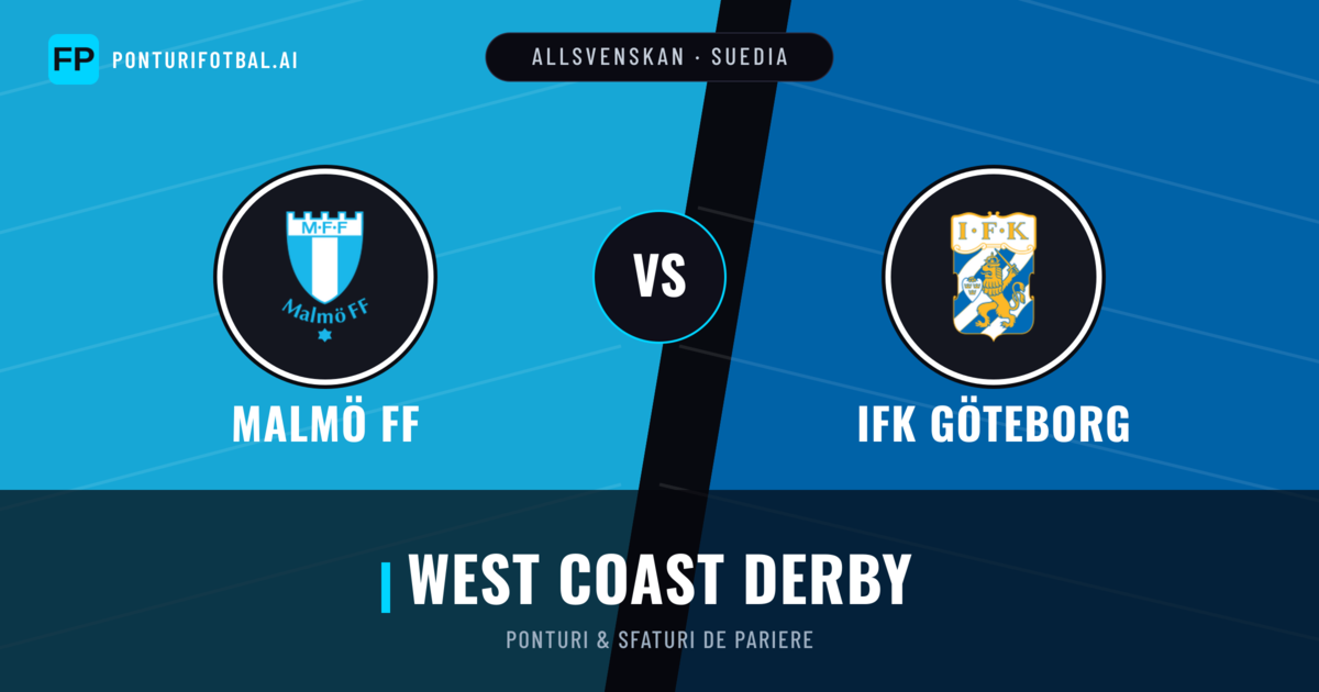 Malmö FF vs IFK Göteborg Ponturi și statistici
