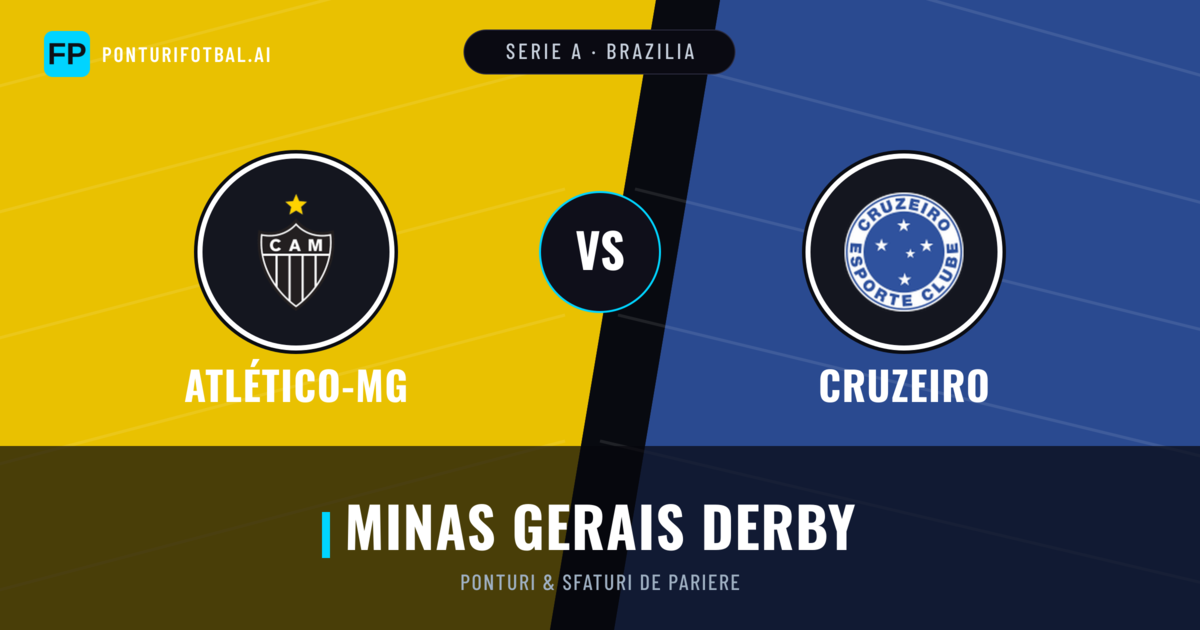 Atlético-MG vs Cruzeiro Ponturi și statistici
