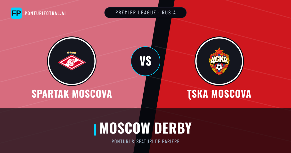 Spartak Moscova vs ŢSKA Moscova Ponturi și statistici