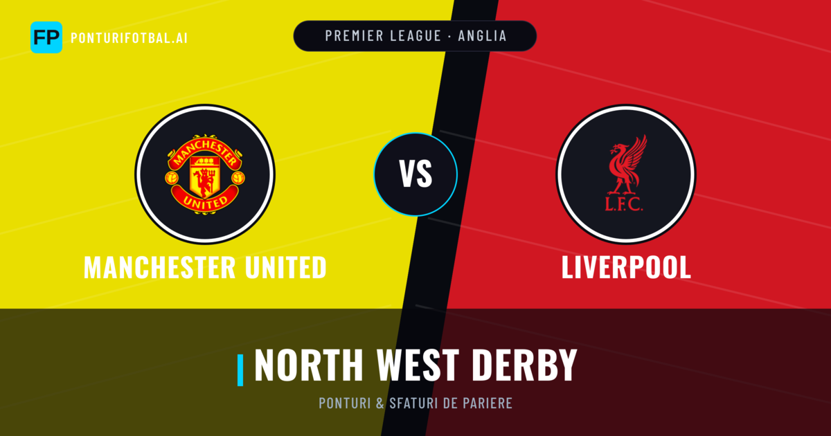 Manchester United vs Liverpool Ponturi și statistici