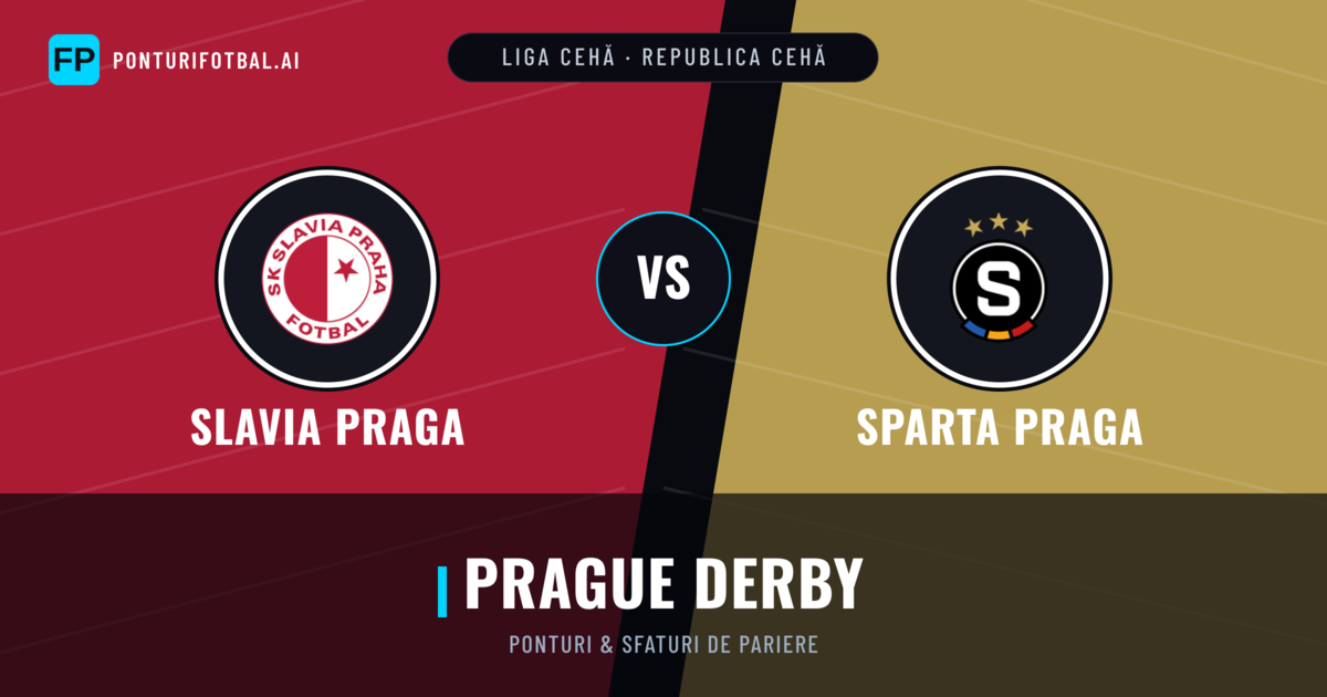 Slavia Praga vs Sparta Praga Ponturi și statistici