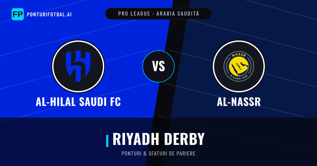 Al-Hilal Saudi FC vs Al-Nassr Ponturi și statistici