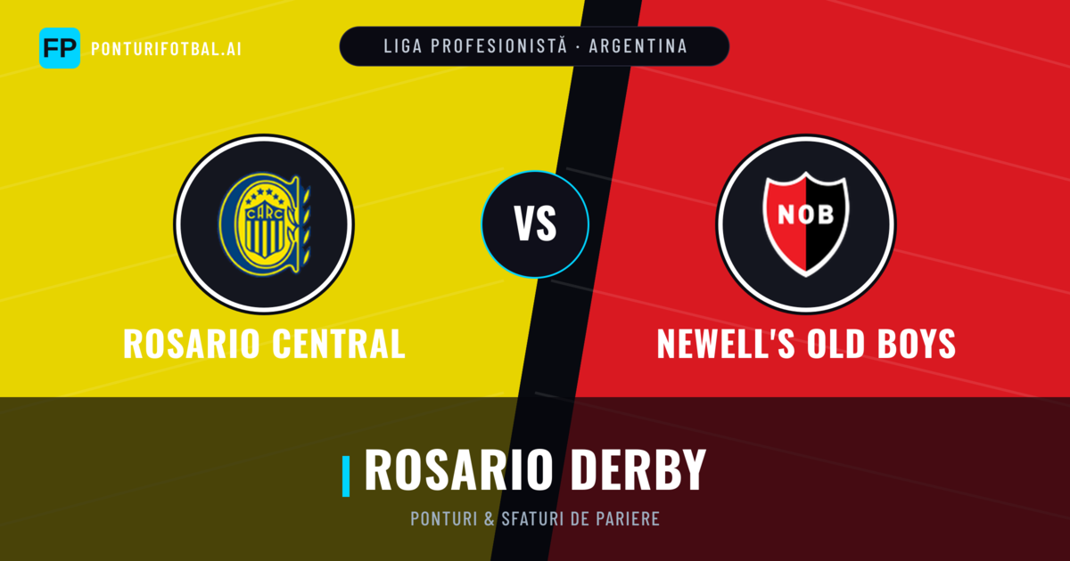 Rosario Central vs Newell's Old Boys Ponturi și statistici