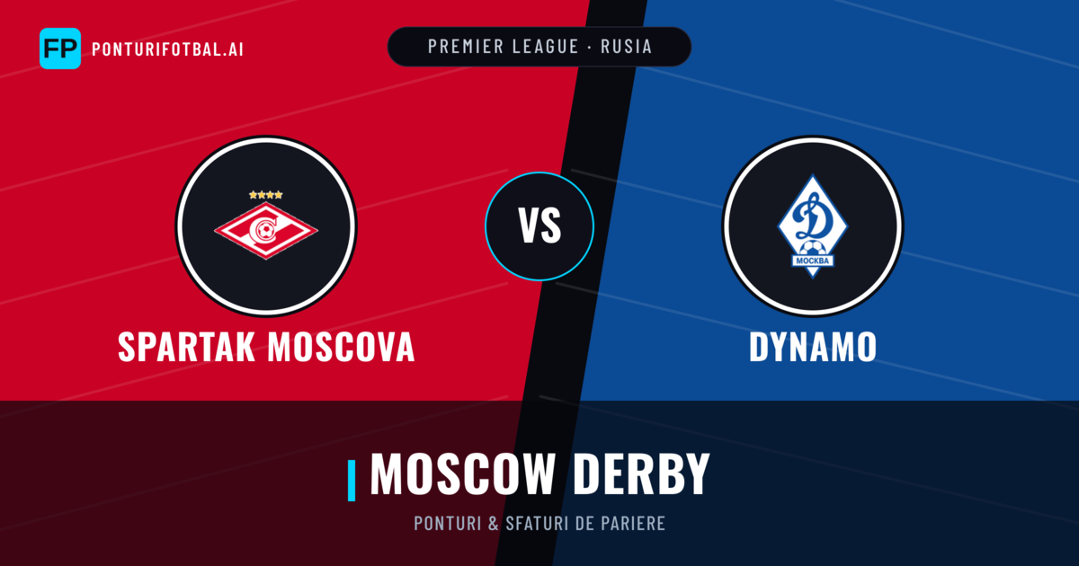 Spartak Moscova vs Dynamo Ponturi și statistici
