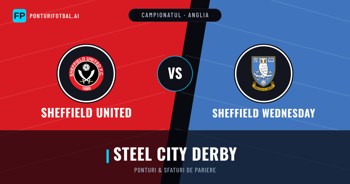 Sheffield United vs Sheffield Wednesday Ponturi și statistici