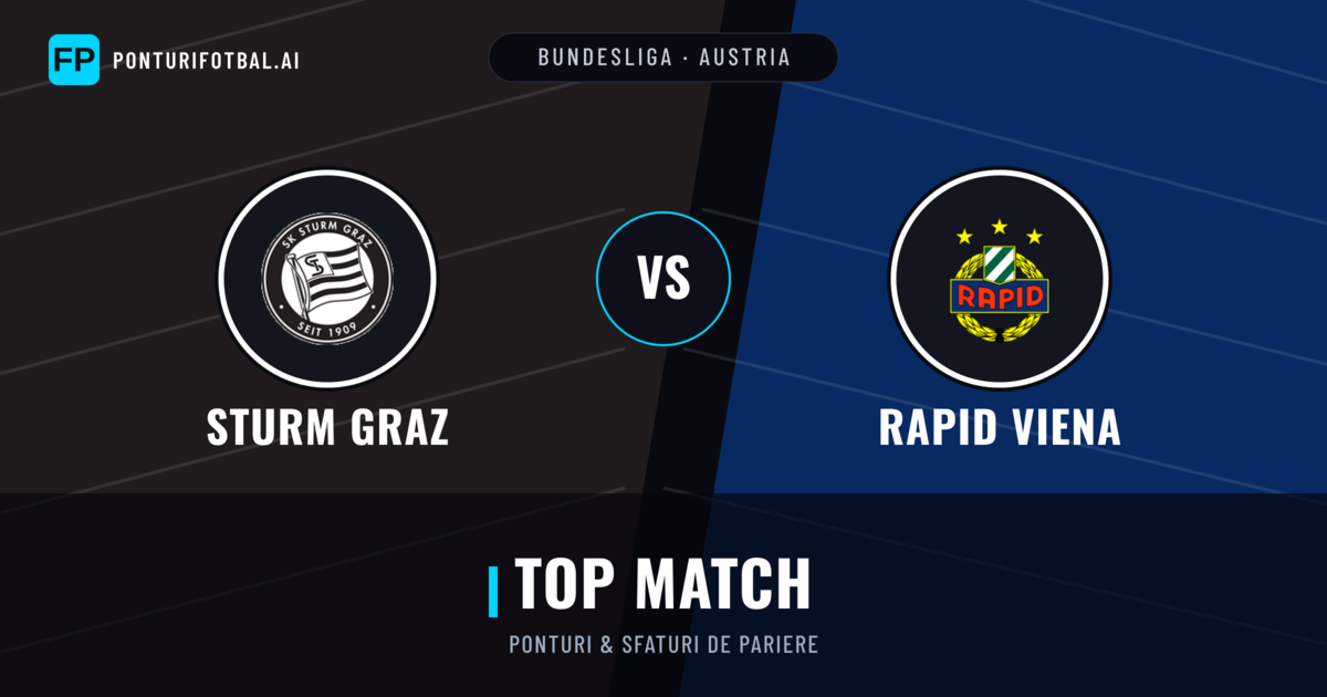 Sturm Graz vs Rapid Viena Ponturi și statistici