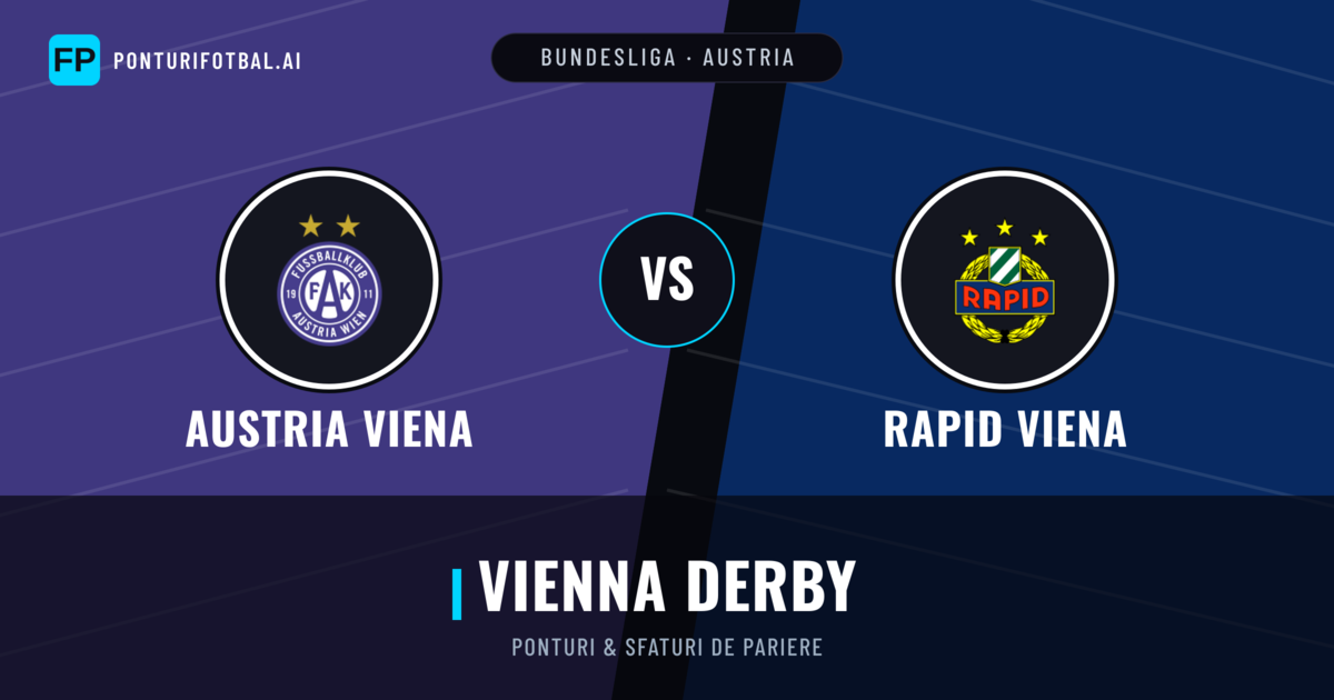 Austria Viena vs Rapid Viena Ponturi și statistici