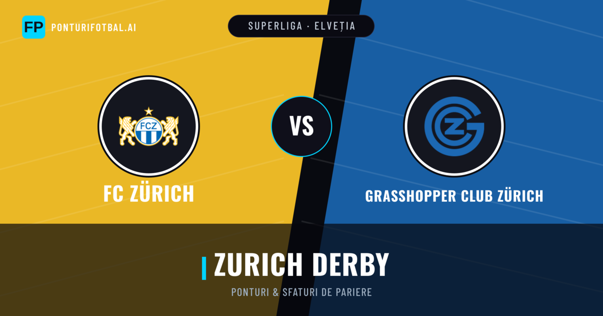FC Zürich vs Grasshopper Club Zürich Ponturi și statistici