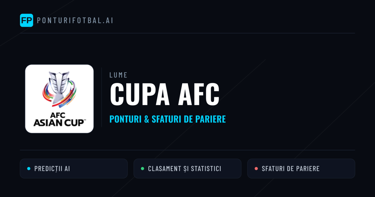 Ponturi și sfaturi de pariuri Cupa AFC