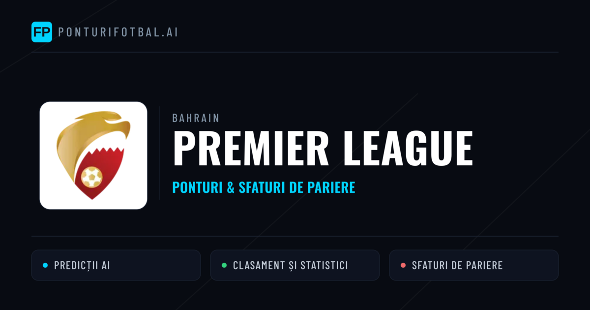 Ponturi și sfaturi de pariuri Bahrain Premier League