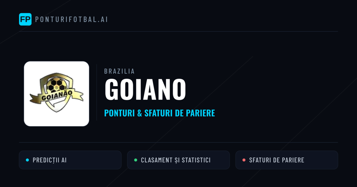 Ponturi și sfaturi de pariuri Brazilia Goiano