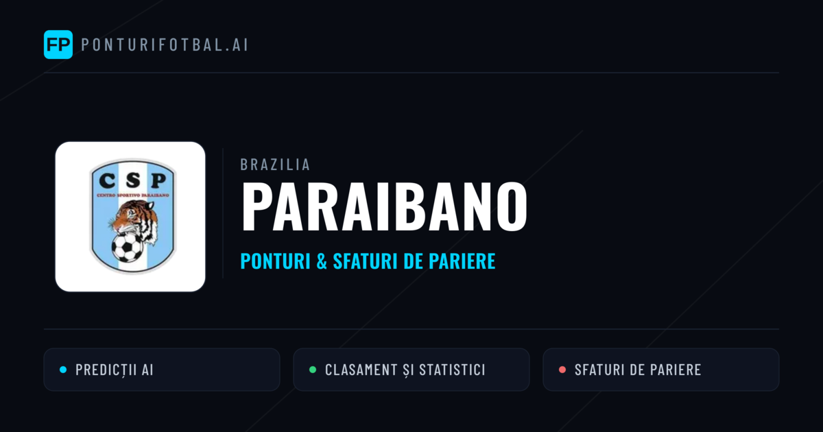 Ponturi și sfaturi de pariuri Brazilia Paraibano