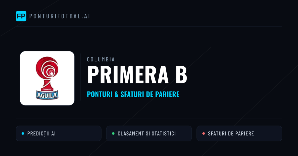 Ponturi și sfaturi de pariuri Columbia Primera B