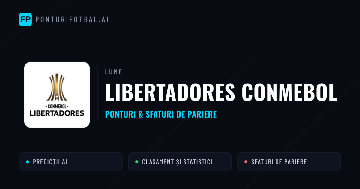 Ponturi și sfaturi de pariuri Libertadores CONMEBOL