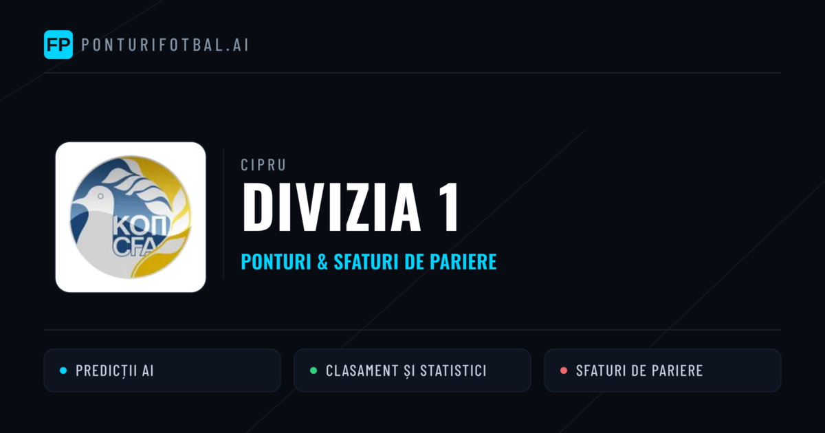 Ponturi și sfaturi de pariuri Cipru Divizia 1