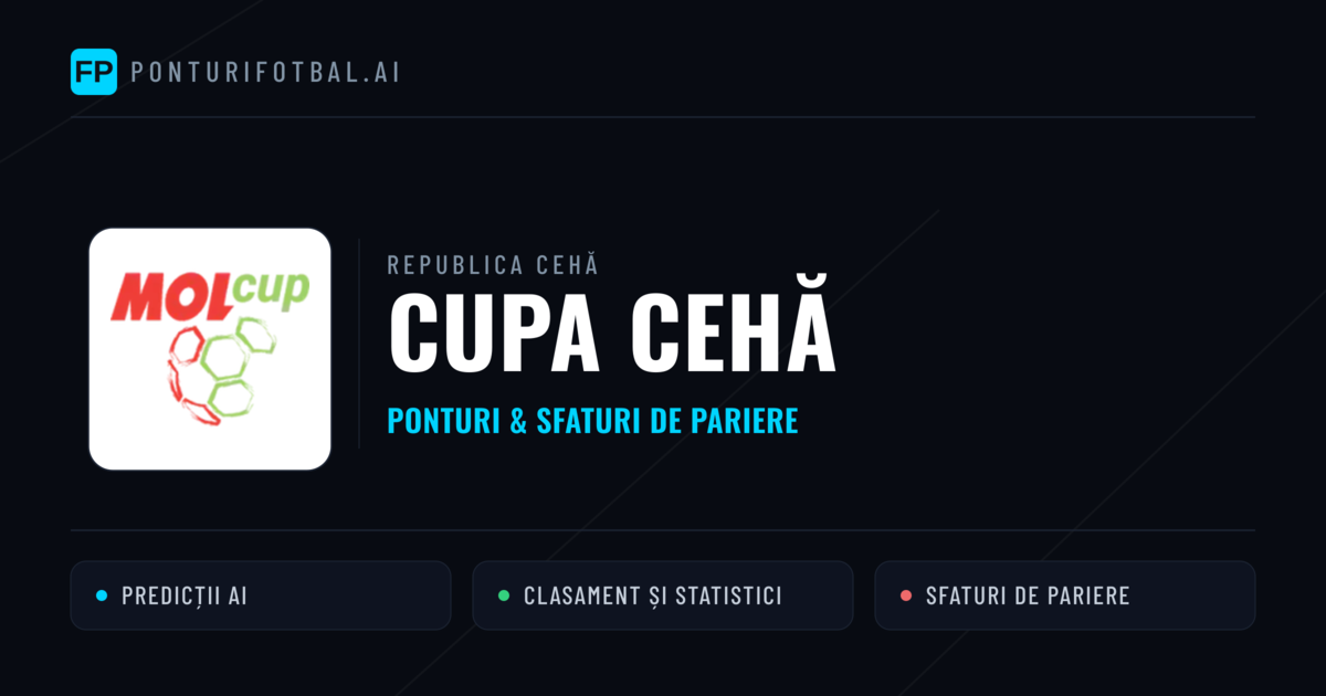Ponturi și sfaturi de pariuri Republica Cehă Cupa Cehă