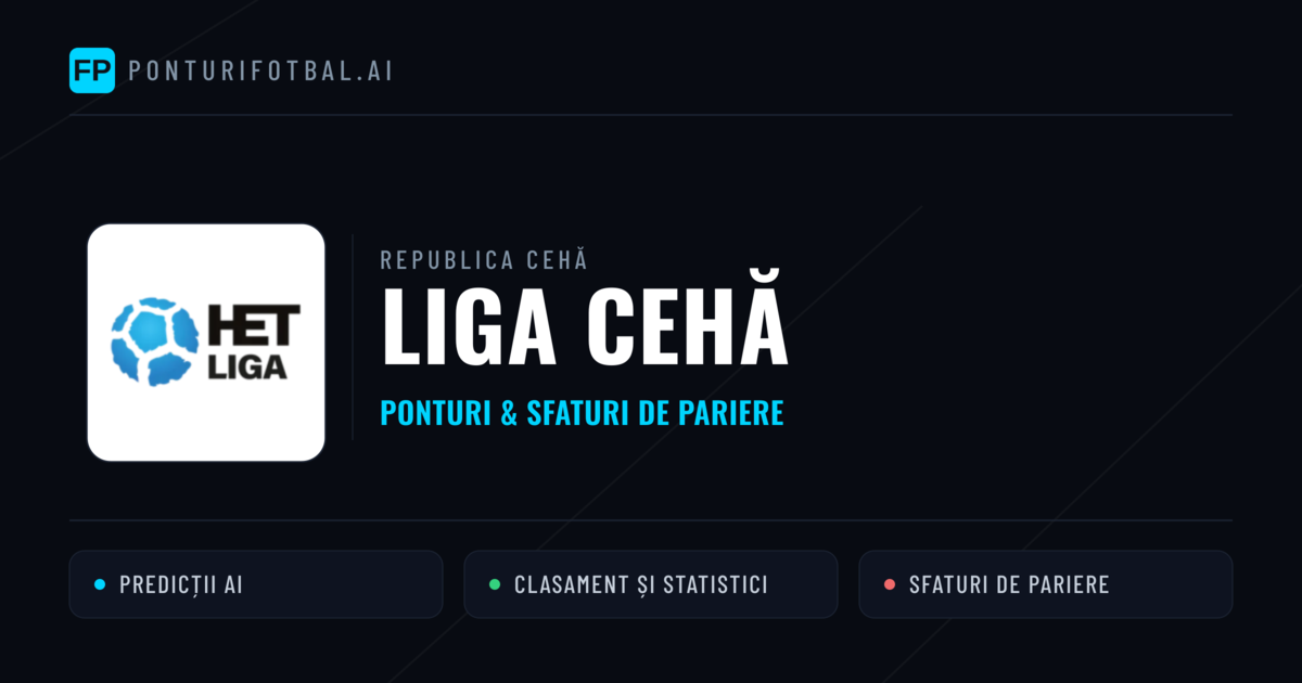 Ponturi și sfaturi de pariuri Republica Cehă Liga Cehă