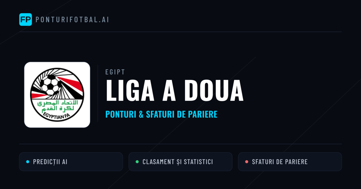 Ponturi și sfaturi de pariuri Egipt Liga a Doua