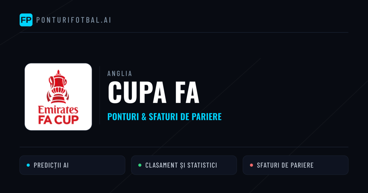 Ponturi și sfaturi de pariuri Anglia Cupa FA