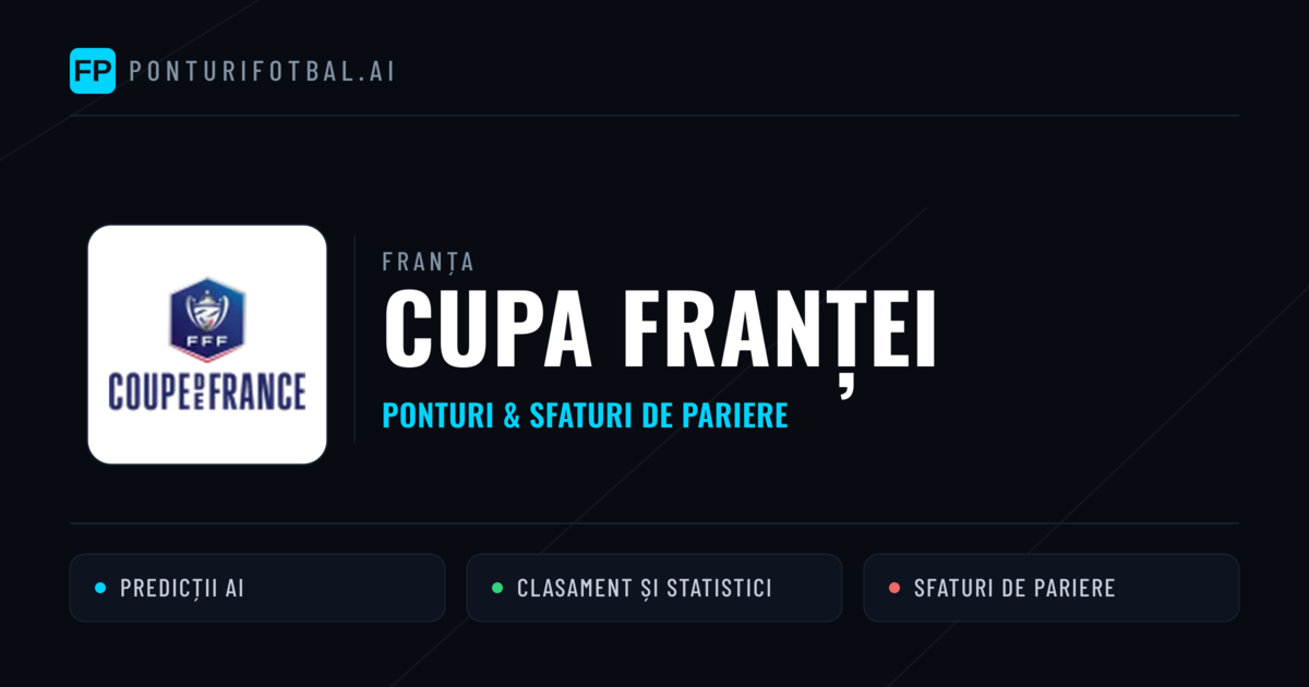 Ponturi și sfaturi de pariuri Franța Cupa Franței