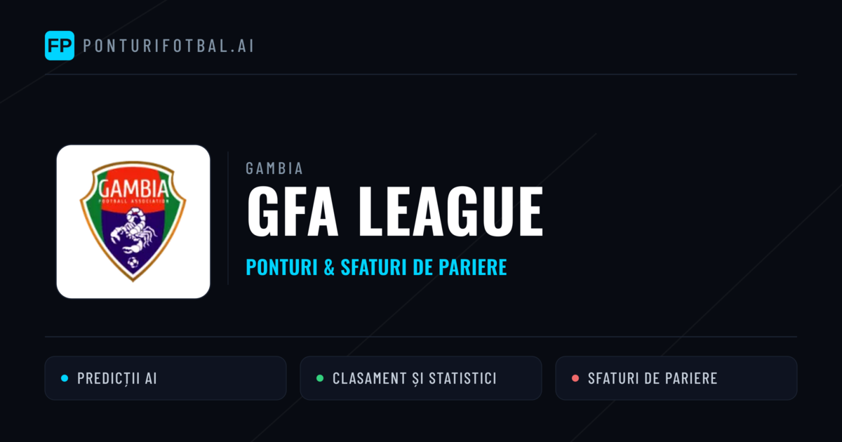 Ponturi și sfaturi de pariuri Gambia GFA League