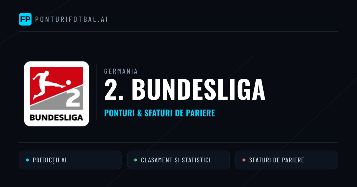 Ponturi și sfaturi de pariuri Germania 2. Bundesliga