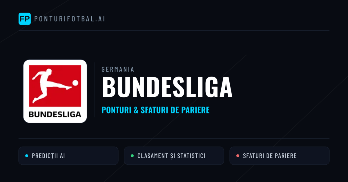 Ponturi și sfaturi de pariuri Germania Bundesliga