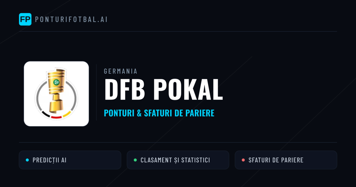 Ponturi și sfaturi de pariuri Germania DFB Pokal