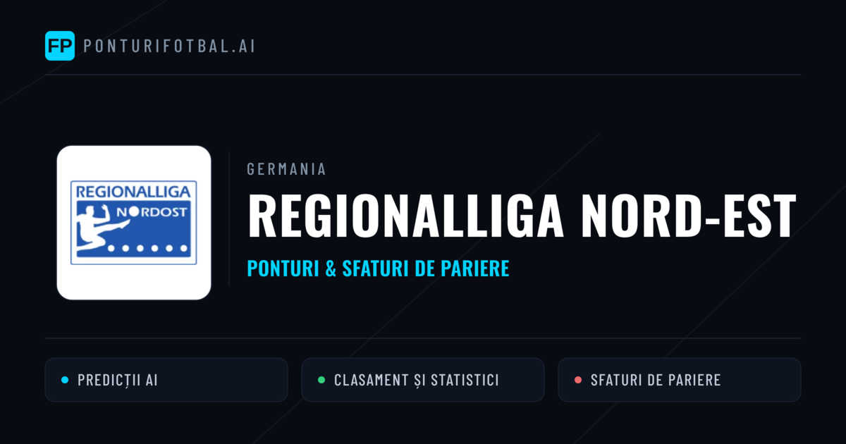 Ponturi și sfaturi de pariuri Germania Regionalliga Nord-Est