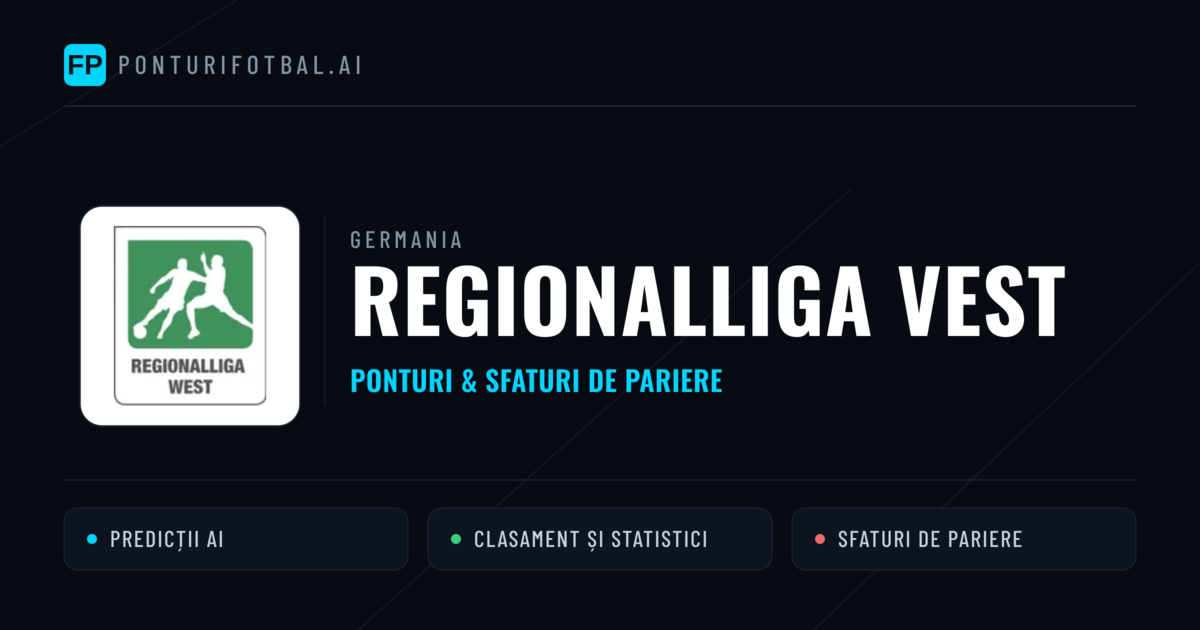 Ponturi și sfaturi de pariuri Germania Regionalliga Vest
