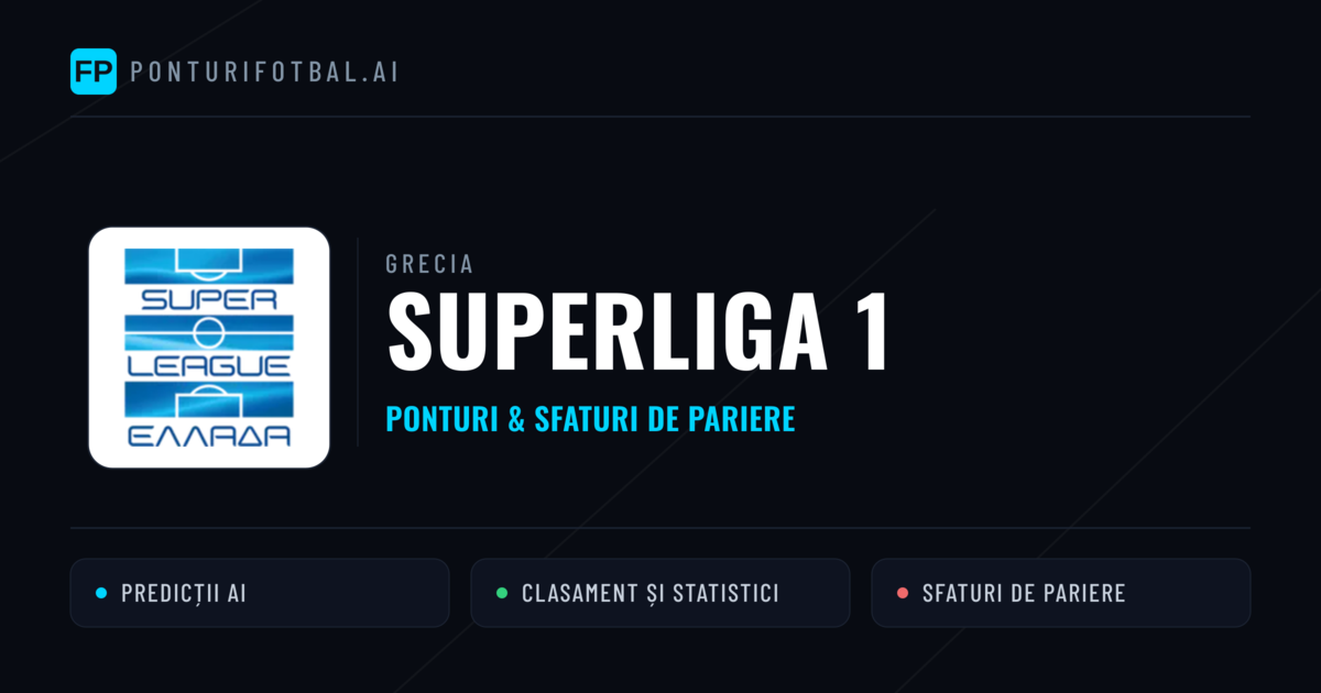 Ponturi și sfaturi de pariuri Grecia Superliga 1