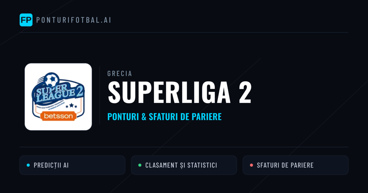Ponturi și sfaturi de pariuri Grecia Superliga 2