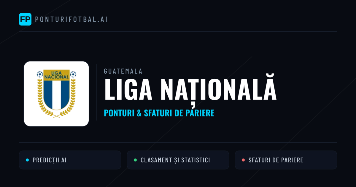 Ponturi și sfaturi de pariuri Guatemala Liga Națională
