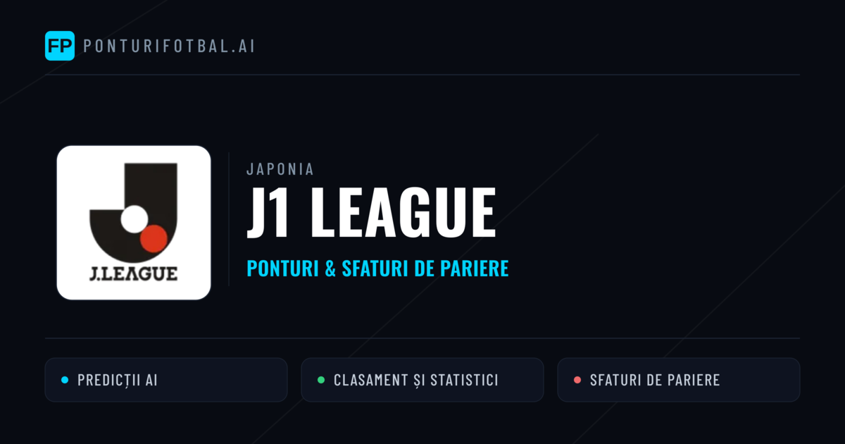Ponturi și sfaturi de pariuri Japonia J1 League