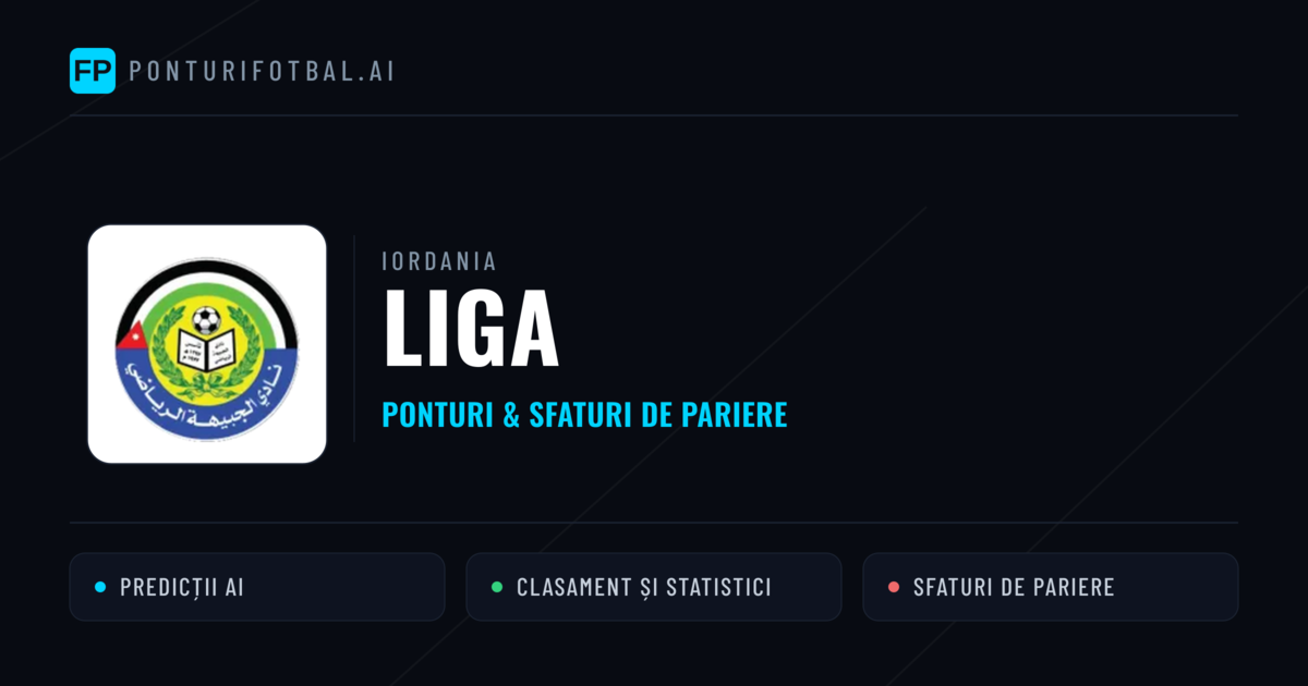 Ponturi și sfaturi de pariuri Iordania Liga